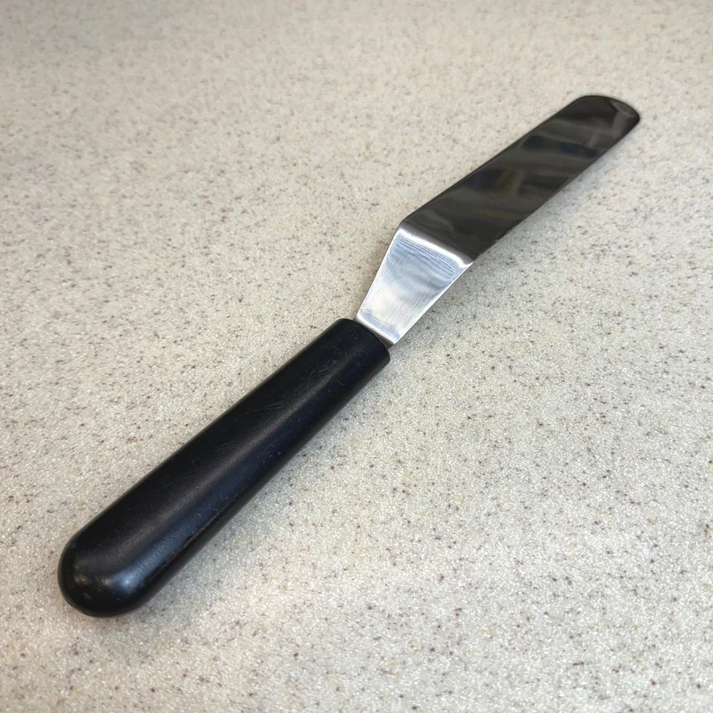 Pampered Chef Offset Spatula Stainless Steel Icing Spreader Cake Decorating Tool